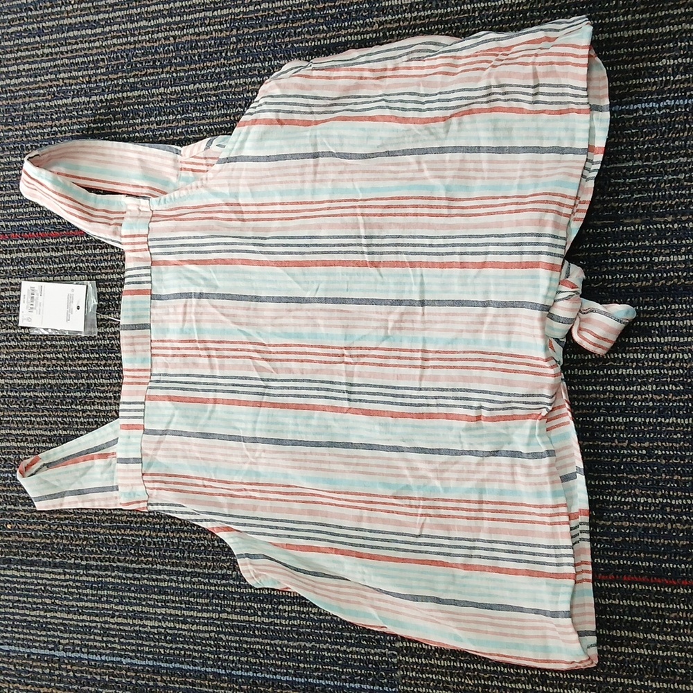 Sonoma Striped Crop Top Nwt Large - Picture 5 of 5